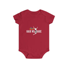 Load image into Gallery viewer, Hair We Share Logo Infant Rip Snap Tee Sizes 6m-24m multiple colors