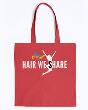 Load image into Gallery viewer, Hair We Share logo BAGedge Canvas Promo Tote multiple colors