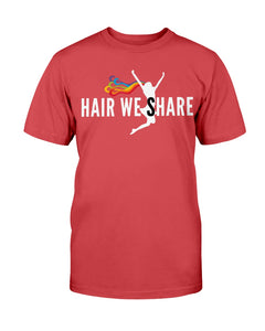 Adult Unisex S-5XL Hair We Share Logo T-Shirt - multiple colors